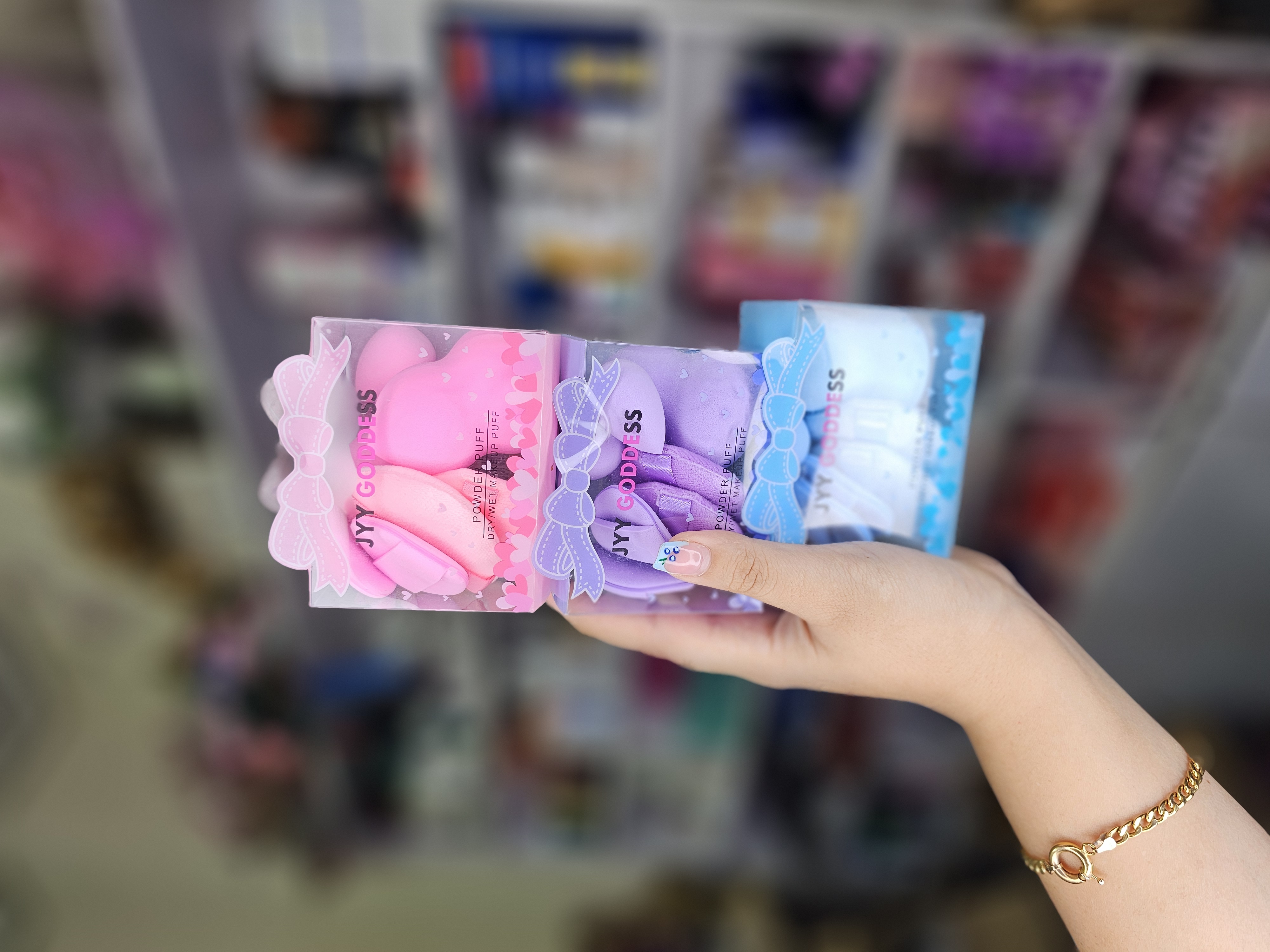 پک پد آرایشی ۷ عددی طلق دار🎀